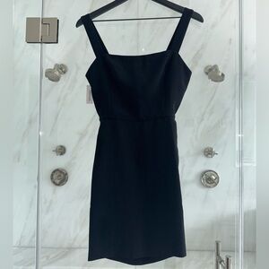 NWT Aperture Tie-Back Mini Dress- Black
